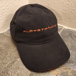 Hat - PS3 PlayStation 3 Hat, Black w/ Logos (NEW) - Sony